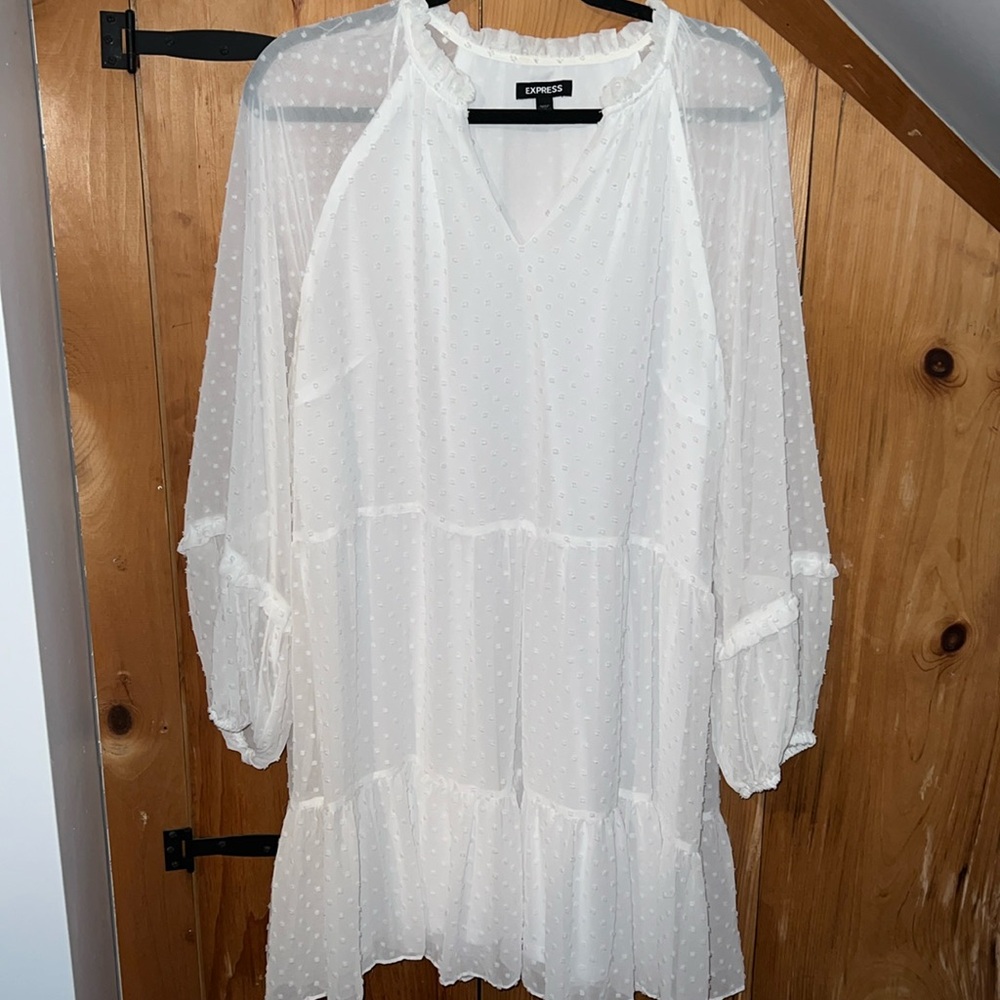 Express white dress